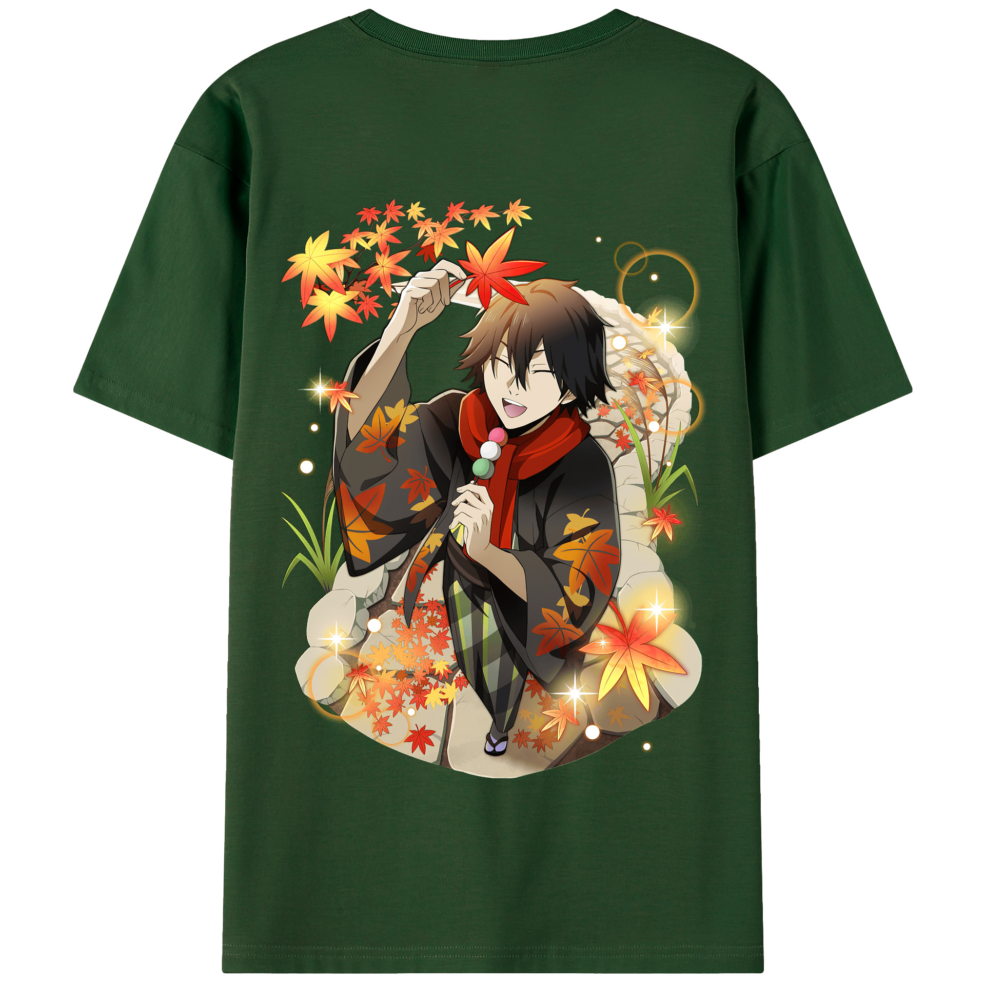 （画像用） 文豪ストレイドッグス Bungo Stray Dogs 綿100％半袖Tシャツ（背面プリント）